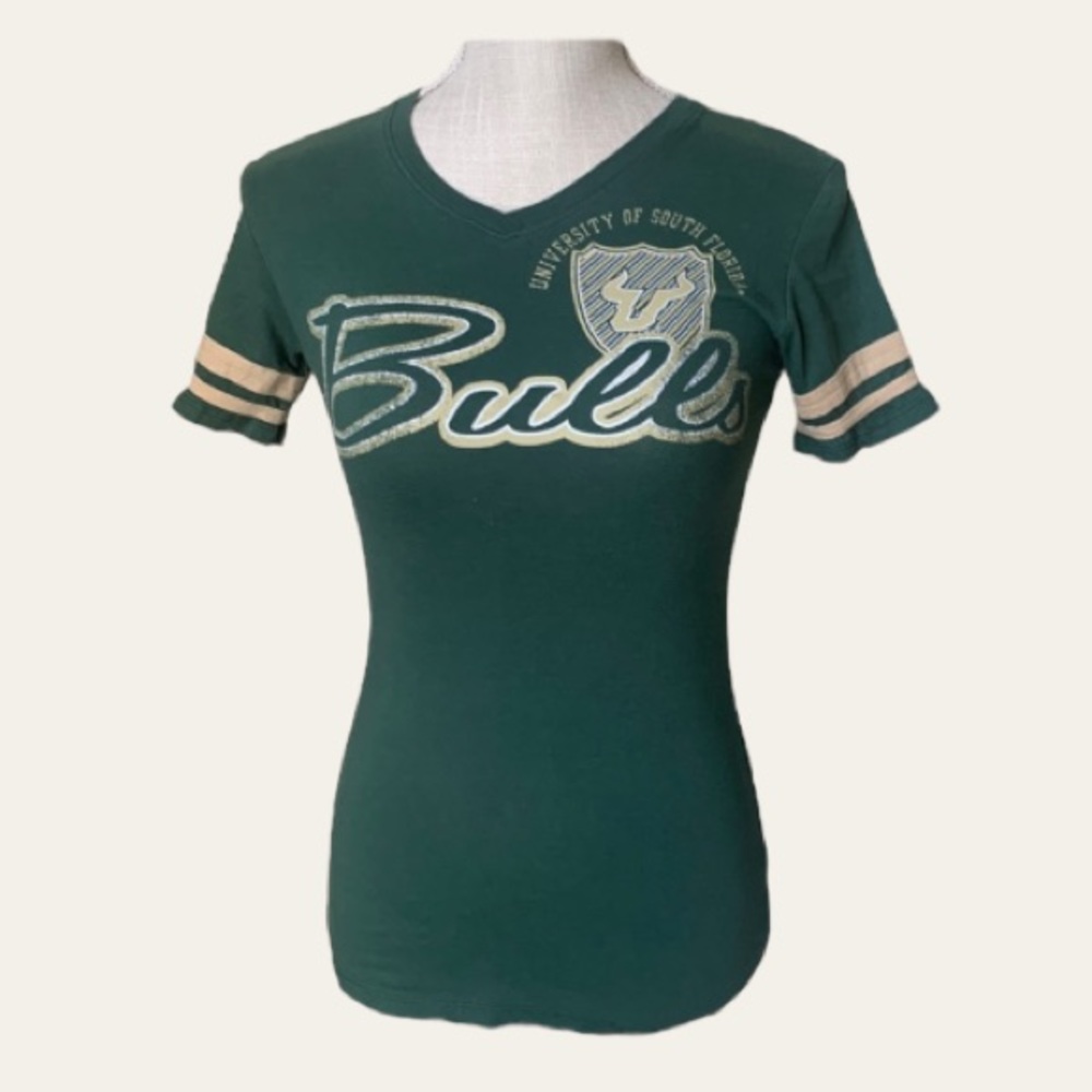 PRO EDGE by Knights Apparel USF Womens Short Sleeve V-Neck T-Shirt